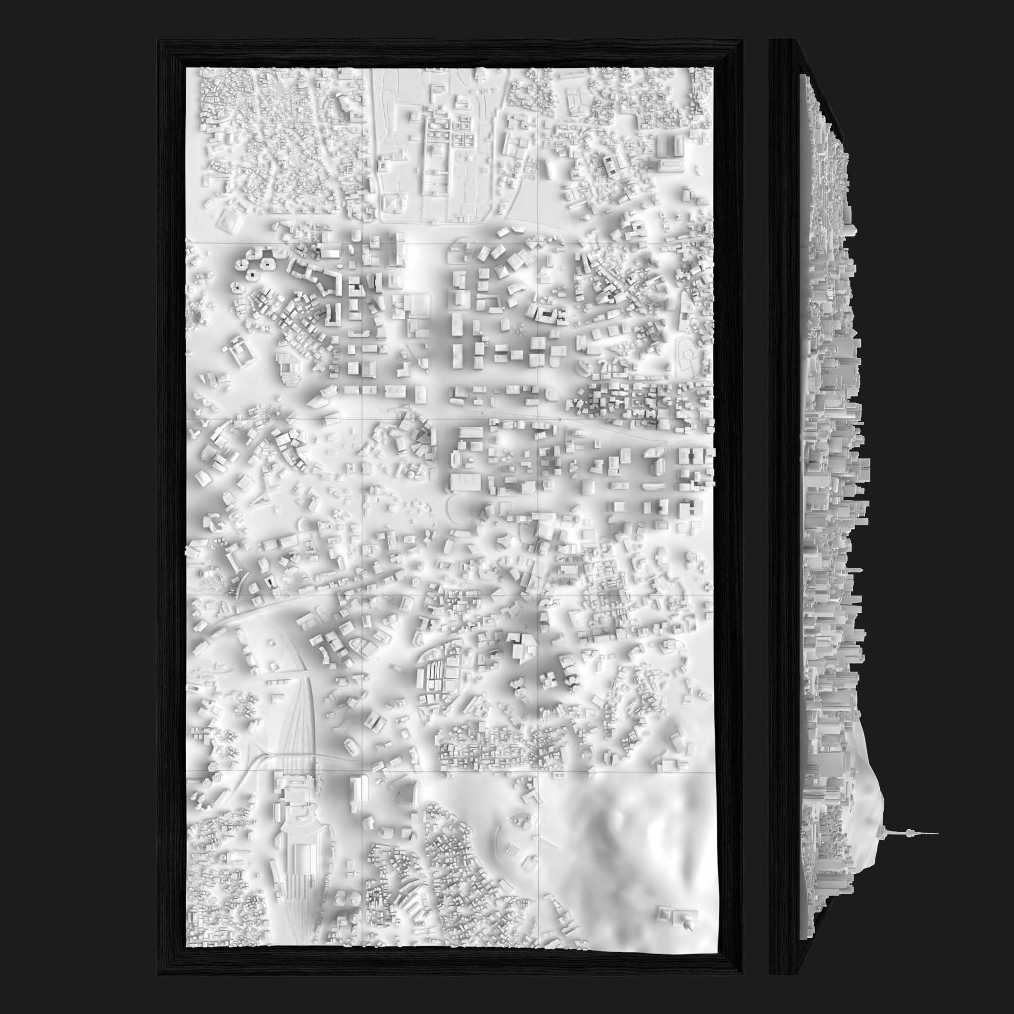 Seoul Frame Wide 3D City Model BFCM, search_hidden - CITYFRAMES